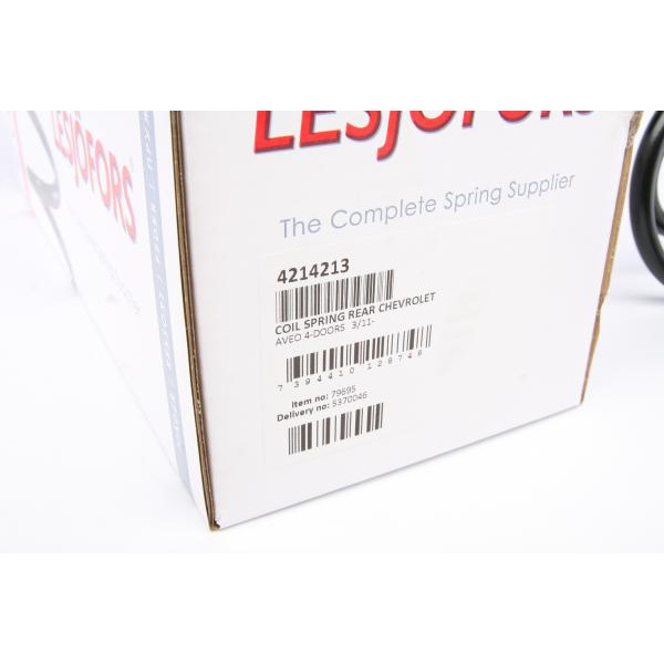 4214213 LESJOFORS Пружина (задня) Chevrolet Aveo 1.2/1.3D/1.4/1.6 11-(седан)