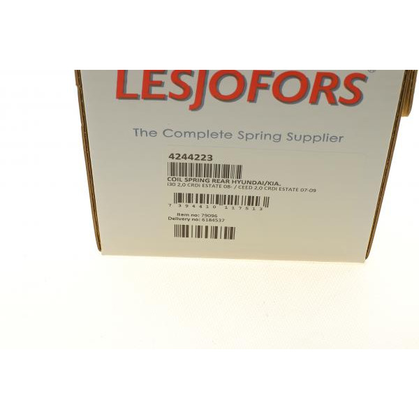4244223 LESJOFORS Пружина (задня) Kia Ceed SW 2.0CRDi 07-09 (універсал)