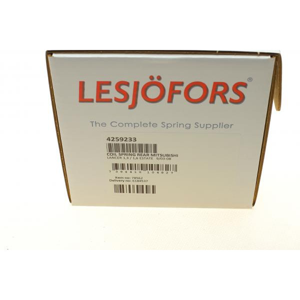 4259233 LESJOFORS Пружина (задня) Mitsubishi Lancer 1.6 03-08 (універсал) (без спорт.ходів.частина.)