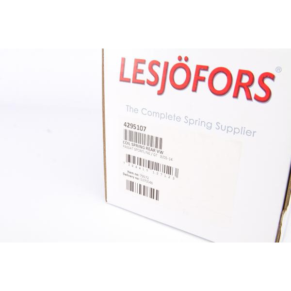 4295107 LESJOFORS Пружина (задня) VW Passat B6/B7 1.4TSI/1.6TDI/1.8TSI/2.0FSI/TDI 05-14 (седан) (зі спорт.ход.ч)