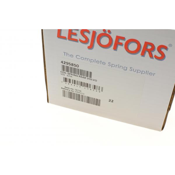 4295850 LESJOFORS Пружина (задня) Volvo V50 1.6-2.4/1.6D/2.0D/CDI/2.4TDI/D3/D4/T5 03-12 (унів) (без с-ми рег.дор.пр)
