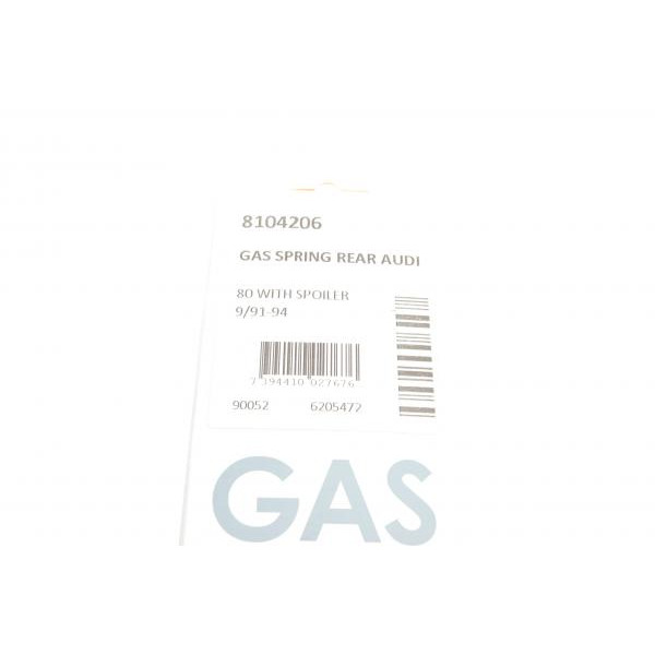 8104206 LESJOFORS Амортизатор кришки багажника Audi 80 91-94 (седан) (зі спойлером)