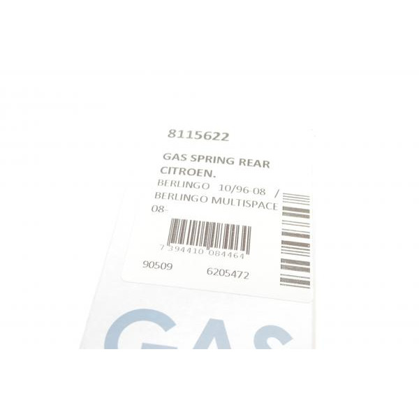 8115622 LESJOFORS Амортизатор кришки багажника Citroen Berlingo/Peugeot Partner 96- (вен/автофургон/мікроавтобус)