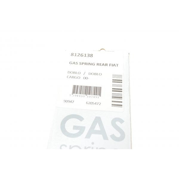 8126138 LESJOFORS Амортизатор кришки багажника Fiat Doblo 01- (вен/автофургон/мікроавтобус)