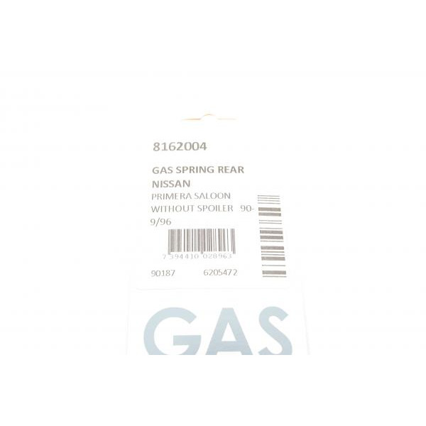 8162004 LESJOFORS Амортизатор кришки багажника Nissan Primera 90-96 (седан) (без спойлера)