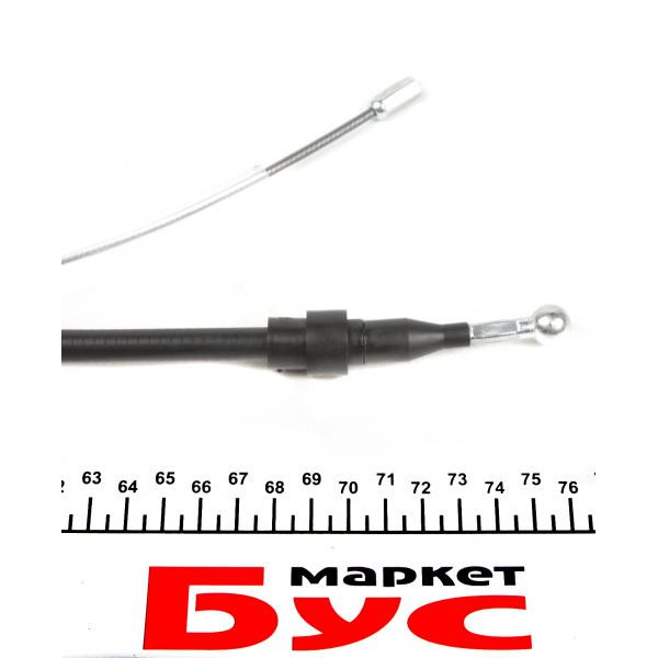 030145 LINEX Трос ручника VW Golf V/Audi A3/Skoda Octavia 97-13 (1450/810 mm)