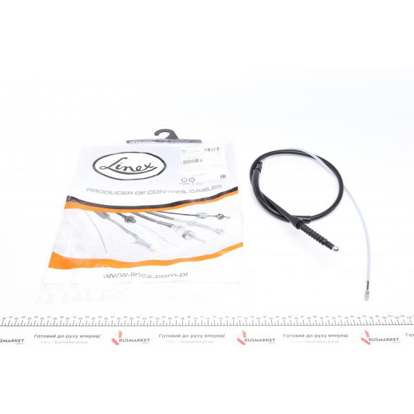 030147 LINEX Трос ручника (задній) (R) Audi A3/Seat Leon/Skoda Octavia/VW Golf 03- (1443/805mm)