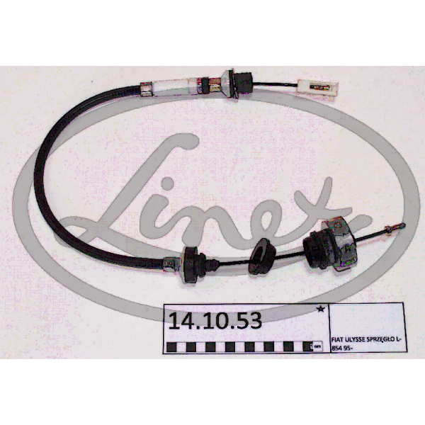 141053 LINEX Трос зчеплення Fiat Scudo/Peugeot Expert 1.9TD (855/500mm)
