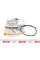 390108 LINEX Трос ручника Skoda Fabia 99-08/VW Polo 01-09 (1580/918mm)