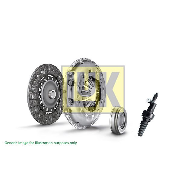 620326823 LuK Комплект зчеплення Citroen Nemo 1.4HDi 08- (d=200mm) (+ вижимний)