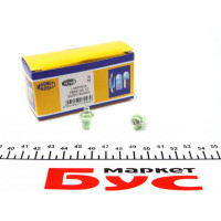 002051400000 MAGNETI MARELLI Автолампа 12V 2W BX8.5d (у щиток приладів/зелена)