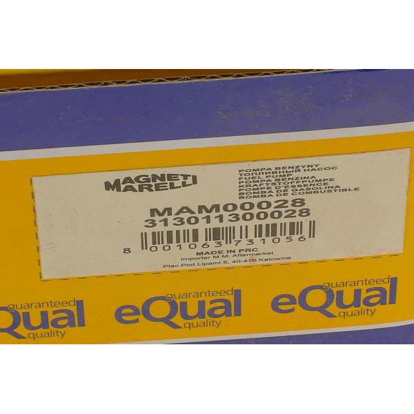 313011300028 MAGNETI MARELLI Насос паливний Citroen Berlingo/Peugeot Partner 1.4/1.8i 96-15