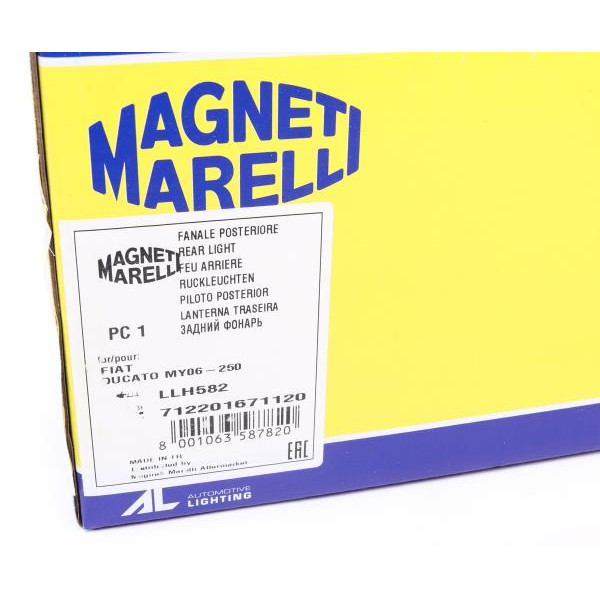 712201671120 MAGNETI MARELLI Ліхтар задній Fiat Ducato/Peugeot Boxer 06- (L)