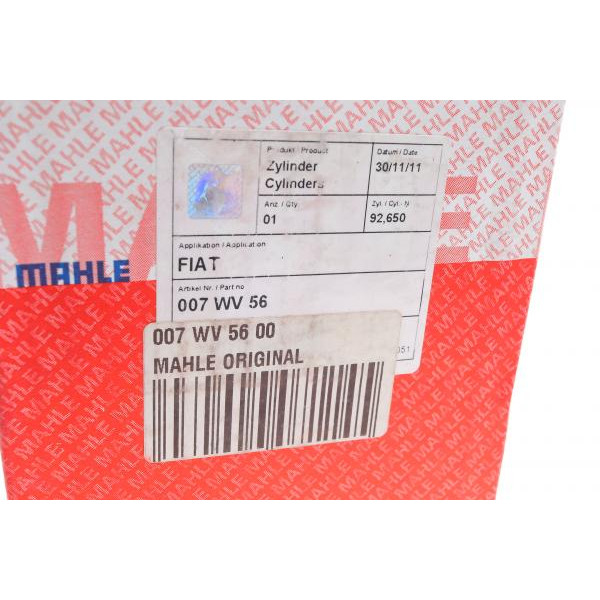 007WV5600 MAHLE Гільза поршнева Fiat Ducato/Iveco Daily 2.8D/TD 95-07 (d=94.40 mm)