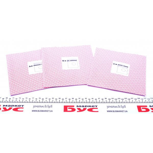 00894V0 MAHLE Кільця поршневі Fiat Ducato 2.5TD 86-02 (93.00mm/STD) (3-2-3)