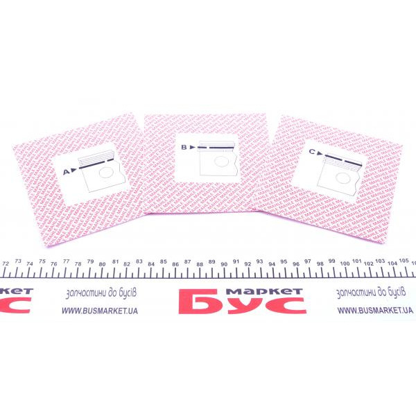 00913N0 MAHLE Кільця поршневі Fiat Ducato 1.9D/TD (82.60mm/STD) (2.5-2-3)