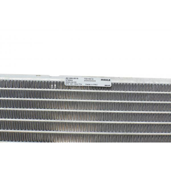 AC505001S MAHLE Радіатор кондиціонера Opel Corsa 06-14/Fiat Bravo II 07-14/Grande Punto 05-/Punto 12-