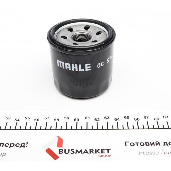 OC574 MAHLE Фільтр масляний Suzuki C1500/C1800/C800/DL1000/DL650/GSF1200/GSF1250/GSF600/GSF650/Kawasaki KLV 1000