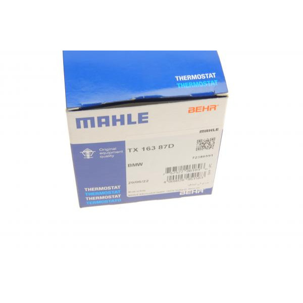 TX16387D MAHLE Термостат BMW 1 (E81/E87)/3 (E90/F30/F80)/5 (F10/F07) 1.6-3.0 D 07-19 (87°C) (N47/N57)