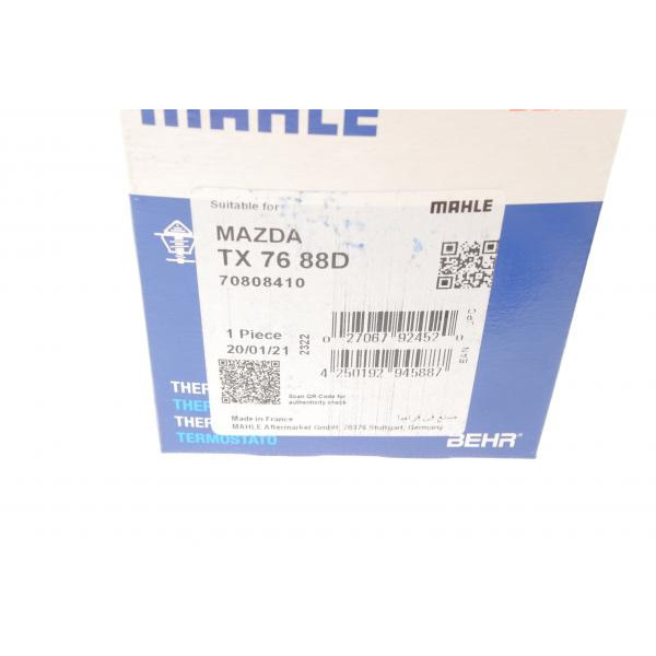 TX7688D MAHLE Термостат Mazda 323/626 1.3-2.0 D 97-
