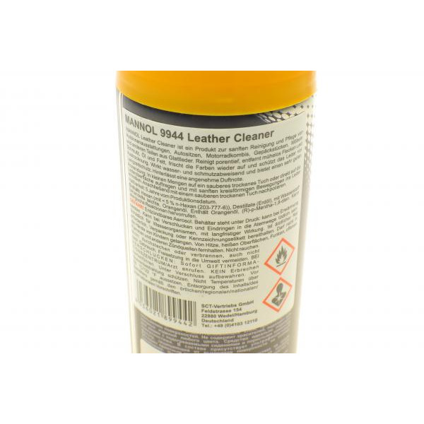 9944 MANNOL Засіб для догляду за шкірою Leather Cleaner (450ml)