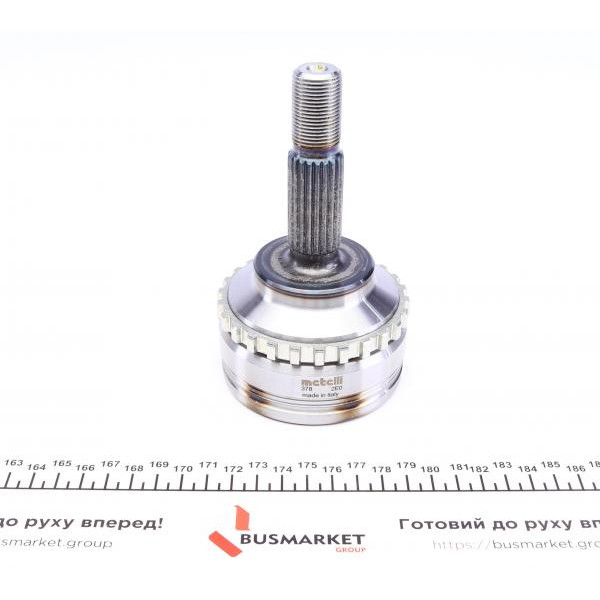 151378 METELLI Шрус (зовнішній) Renault Kangoo 97-/Clio 98-/Nissan Kubistar 03- (21z/30z/52.2mm/84mm/51mm) (+ABS26z)