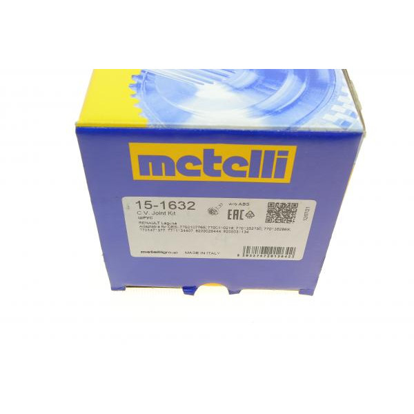 151632 METELLI Шрус (зовнішній) Renault Laguna 1.6-2.0 97-01 (23z/32z/87mm)
