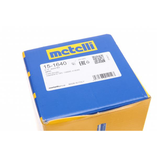 151640 METELLI Шрус (зовнішній) Ford Mondeo III 00-07 (27z/23z/56mm/82mm/58.3mm)