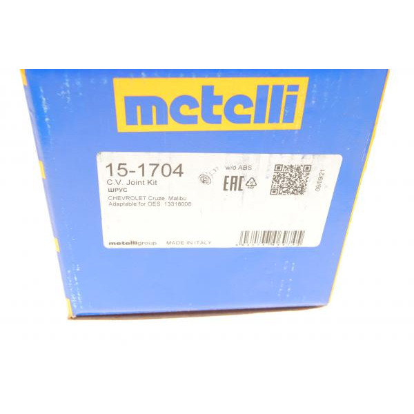 151704 METELLI Шрус (зовнішній) Chevrolet Cruze/Malibu 2.0CDI/2.4 09- (30z/34z/91.9mm)