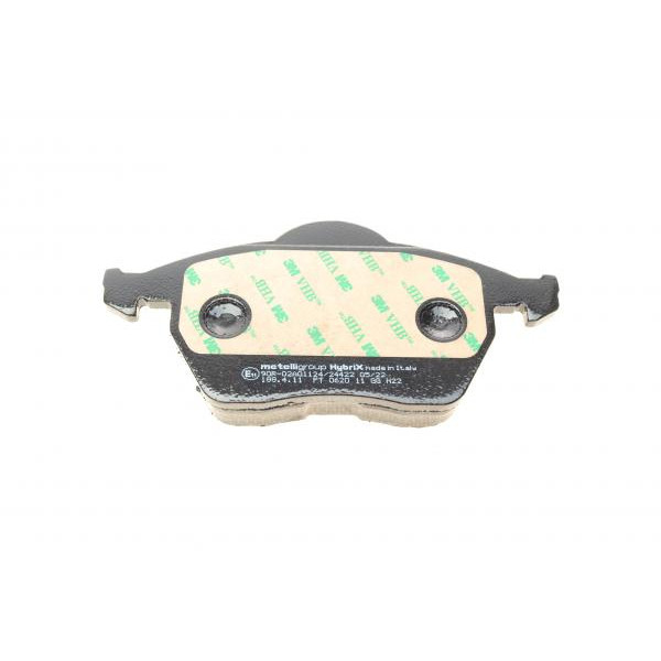 2201814 METELLI Колодки гальмівні (передні) Audi A3/TT/Seat Leon/Skoda Octavia/VW Golf 96-10/Polo 05-09 (+датчик)