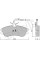 2202170 METELLI Колодки гальмівні (передні) Citroen Berlingo 96-11/Xsara/Peugeot 306 93-05/Partner 96-15 (+датчики)