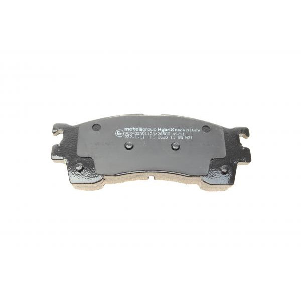2202231 METELLI Колодки гальмівні (передні) Mazda 626 IV/V 91-02/MX-6 92-97/Ford USA Probe 93-98