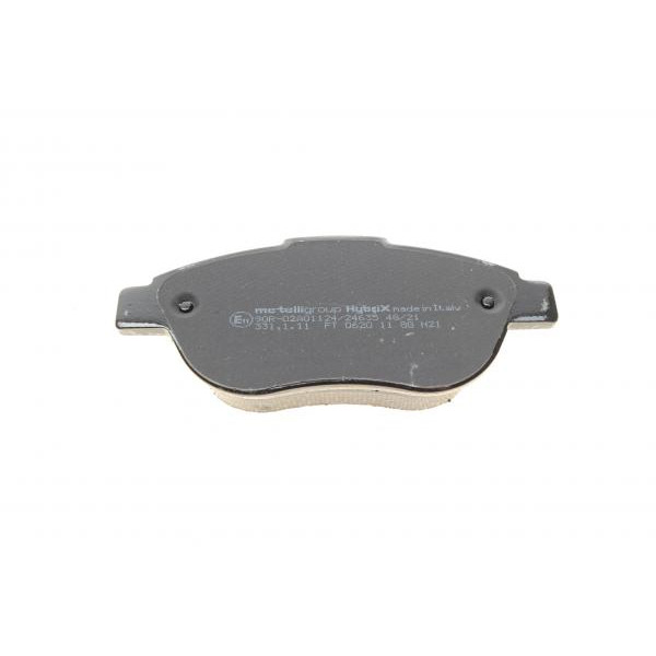 2203221 METELLI Колодки гальмівні (передні) Citroen C3/C4 02-/Berlingo/Peugeot 307 98-11/Partner 01-08/207 06-15