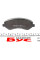 2205240 METELLI Колодки гальмівні (передні) Jeep Cherokee 01-08/Chrysler Voyager IV 00-08