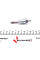 0140201010 MEYLE Свічка розжарювання MB OM615-617 (11V) (M18x1.5/10s) (з пальчиком)
