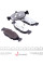 0252054716PD MEYLE Колодки гальмівні (передні) Opel Combo 94-01/Daewoo Lanos 97-