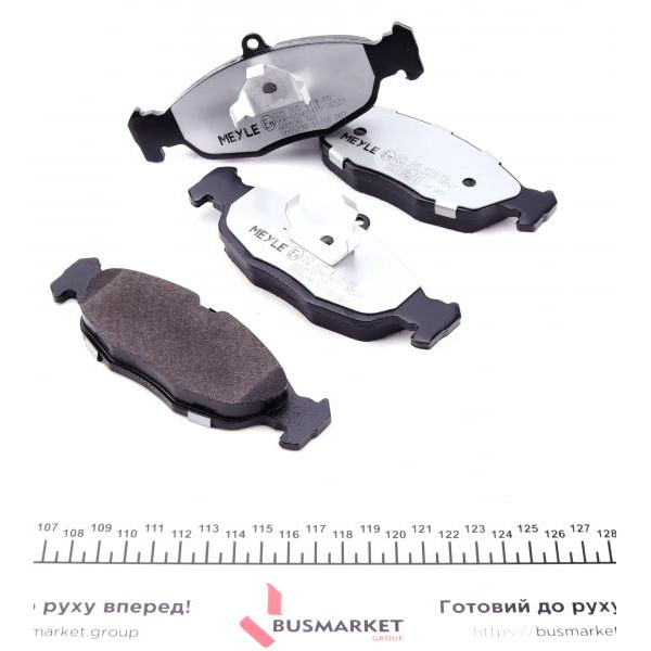 0252054716PD MEYLE Колодки гальмівні (передні) Opel Combo 94-01/Daewoo Lanos 97-