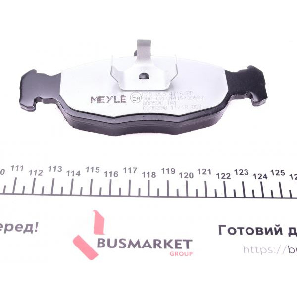 0252054716PD MEYLE Колодки гальмівні (передні) Opel Combo 94-01/Daewoo Lanos 97-
