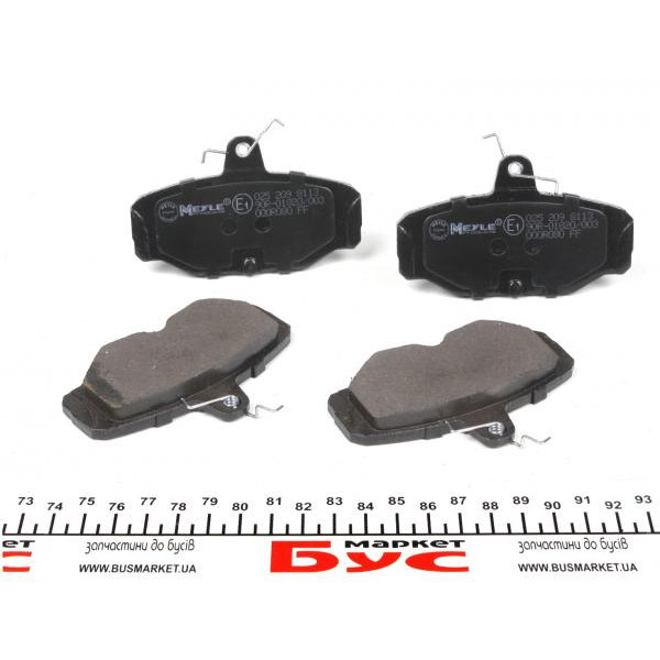 0252098113 MEYLE Колодки гальмівні (задні) Ford Scorpio/Sierra 1.6-2.9 82-02