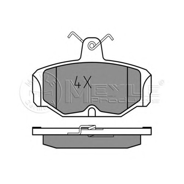 0252098113 MEYLE Колодки гальмівні (задні) Ford Scorpio/Sierra 1.6-2.9 82-02