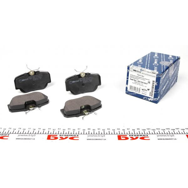 0252105517 MEYLE Колодки гальмівні (передні) MB 190 (W201) -93