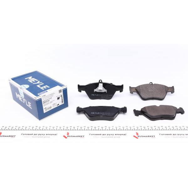 0252141117 MEYLE Колодки гальмівні (передні) Opel Clibra A/Omega B/Vectra A/SAAB 900 II 92-03