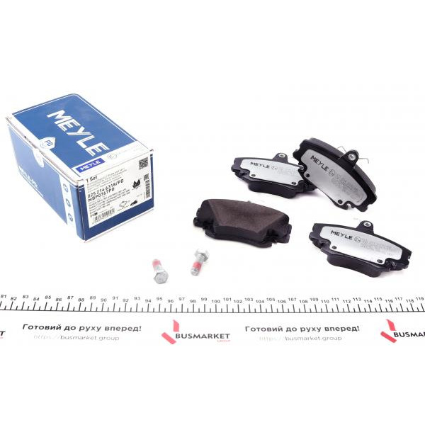 0252146318PD MEYLE Колодки гальмівні (передні) Dacia Logan 04-/Renault Symbol/Clio/Megane/Peugeot 309