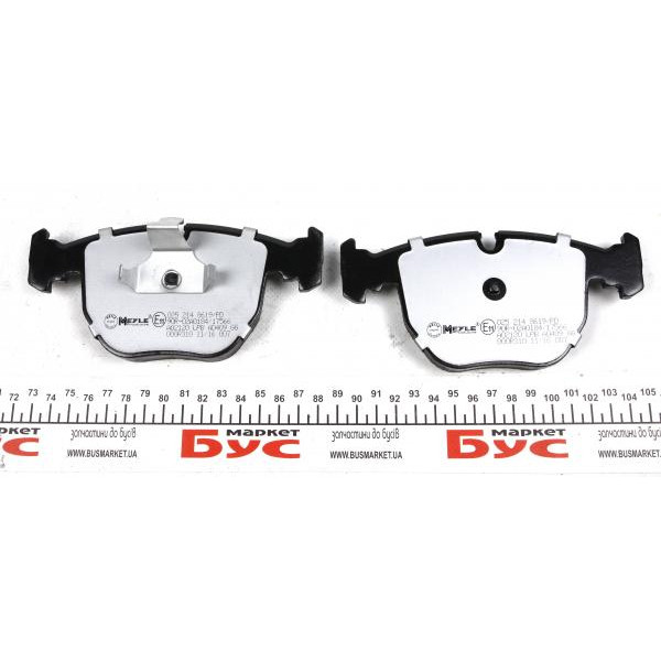 0252148619PD MEYLE Колодки гальмівні (передні) BMW 5 (E39)/7 (E38) 94-08 (Ate - Teves)