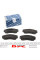 0252149517W MEYLE Колодки гальмівні (передні) Subaru Legacy 89-99/Impreza 92-00 (127.7x54.4)