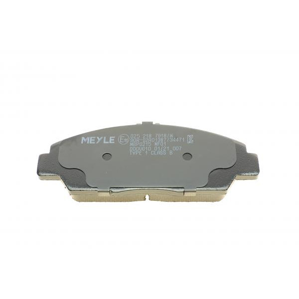 0252187918W MEYLE Колодки гальмівні (передні) Honda Accord V 92-98/Prelude III/IV/V 86-01/Rover 600 93-00