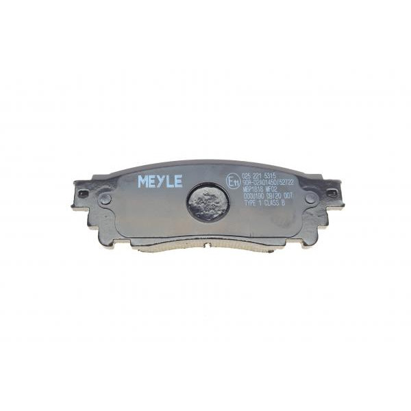 0252215315 MEYLE Колодки гальмівні (задні) Lexus NX 2.0/2.5 16V 14-