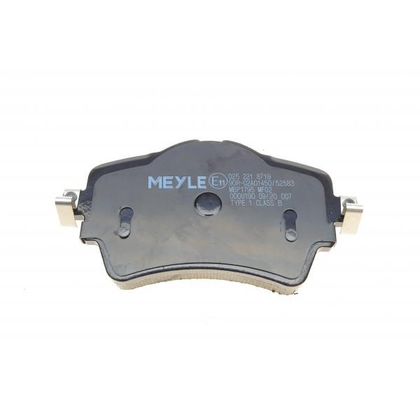 0252218719 MEYLE Колодки гальмівні (передні) BMW 2 (F45/F46) 1.5/2.0 13-/Mini Cooper 13-