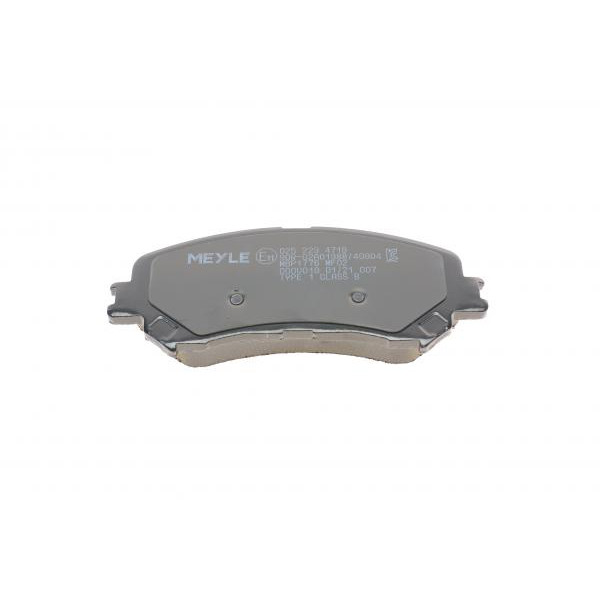 0252234719 MEYLE Колодки гальмівні (передні) Renault Scenic/Megane 15- (без датчика)
