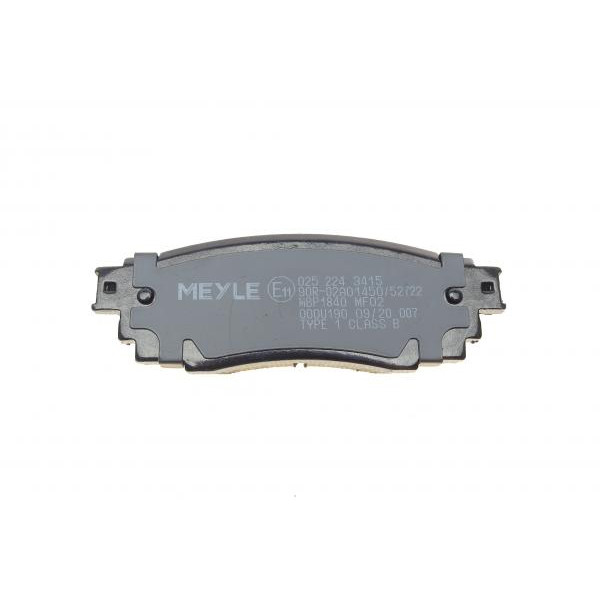 0252243415 MEYLE Колодки гальмівні (задні) Toyota C-HR 16--/Rav4 18-/Lexus RX 15-